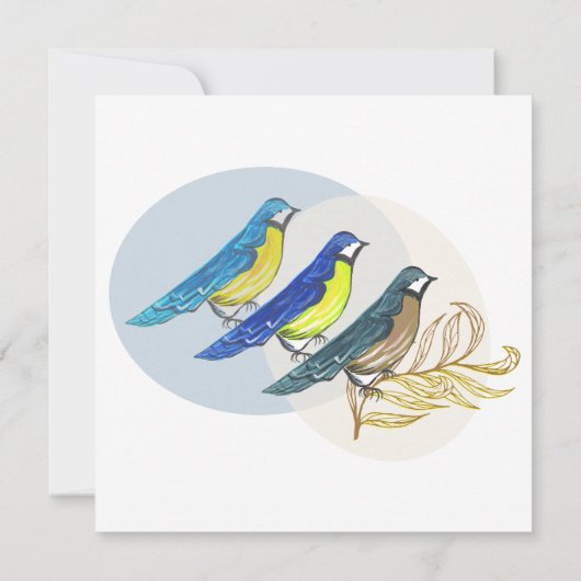 Drie vogels (Achterkant)