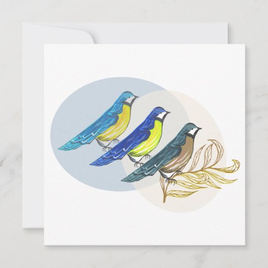 Drie vogels (Voorkant)