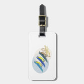 Drie vogels bagagelabel (Voorkant verticaal)