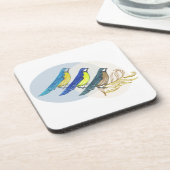 Drie vogels bier onderzetter (Linkerzijde)