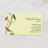 Drie vogels die over Visitekaartjes praten (Voorkant)