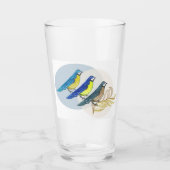 Drie vogels glas (Voorkant)