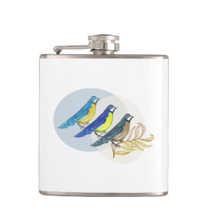 Drie vogels heupfles