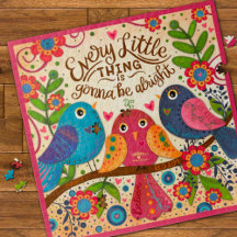 Drie Vogels Leuk Schattige Abonnee Collab