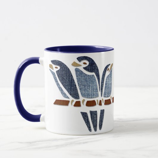 Drie vogels mok (Links)