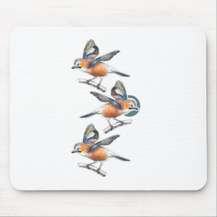 Drie vogels muismat