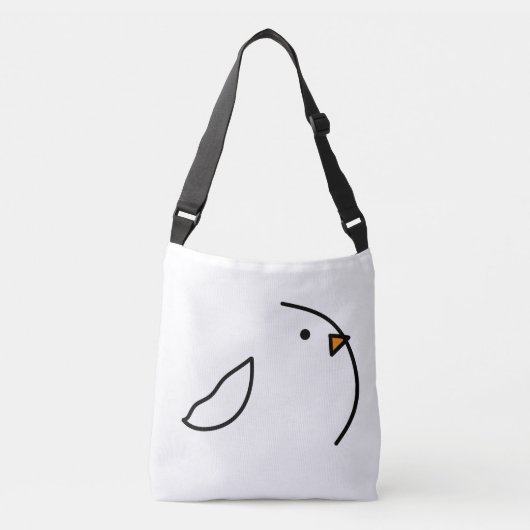 Drie vogels op het touw crossbody tas (Voorkant)