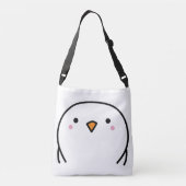 Drie vogels op het touw crossbody tas (Achterkant)