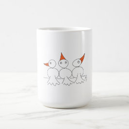 Drie vogels op het touw koffiemok