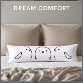 Drie vogels op het touw lichaamskussen