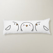 Drie vogels op het touw lichaamskussen (Achterkant)