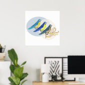 Drie Vogels Poster (Thuiskantoor)