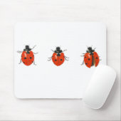 Drie vogelsoorten 2013 muismat (Met muis)