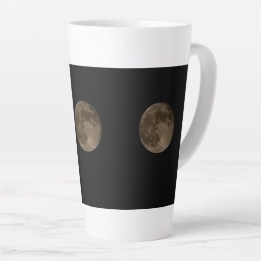 Drie volle manen latte mok (Rechterhoek)