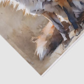 Drie Vossen Decoupage Tissuepapier (Detail)