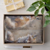 Drie vossen ontkoppelen tissuepapier (Geschenk)