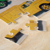 drie vrachtwagens van de jaren veertig legpuzzel (Zijkant)