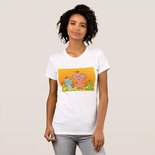 Drie vreemde creaties Weemens T-Shirt (Voorkant volledig)