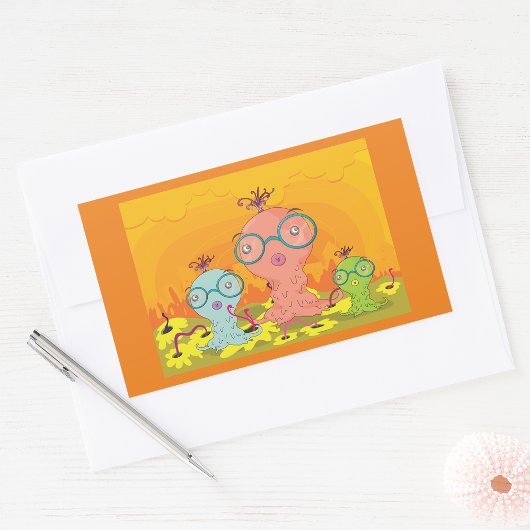 Drie vreemde wezens Stickers