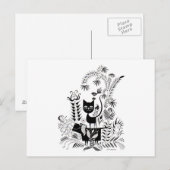 Drie vrienden briefkaart (Voorkant / Achterkant)