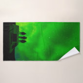 Drie vrienden op een epische reis in hun kamper v badhanddoek (Badhanddoek)