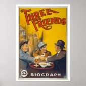 Drie vrienden poster (Voorkant)