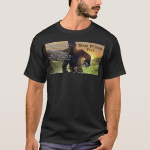 Drie Vrije cover voor vrienden T-shirt