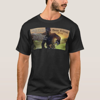 Drie Vrije cover voor vrienden T-shirt