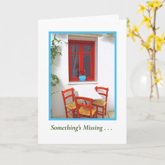 DRIE VROEGERE VOORZITTERS/IETS VERMIST KAART (Gele Bloem)