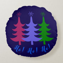 Drie vrolijke kerstbomen Ho! Ho! Ho!