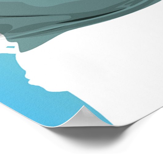 Drie vrouwelijke kleurrijke Posters (Hoek)