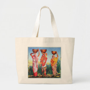 Drie vrouwen 1993 grote tote bag