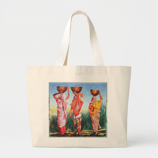 Drie vrouwen 1993 grote tote bag (Voorkant)