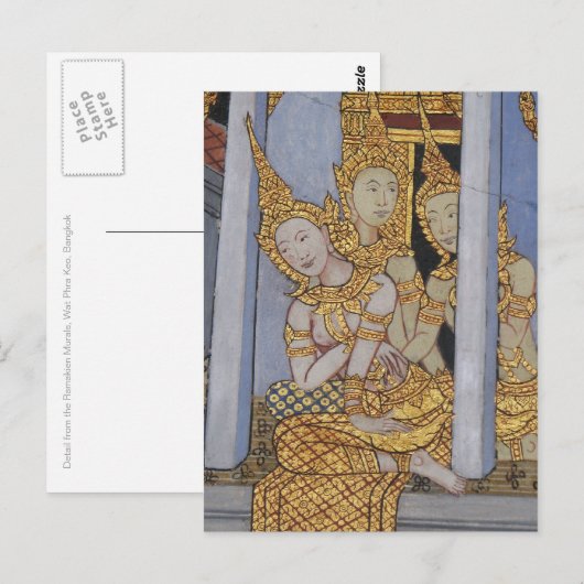 Drie Vrouwen Briefkaart (Voorkant / Achterkant)