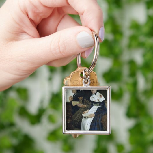Drie Vrouwen in de Kerk, 1882 Sleutelhanger (Hand)