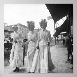 Drie vrouwen in Marshall Texas Poster