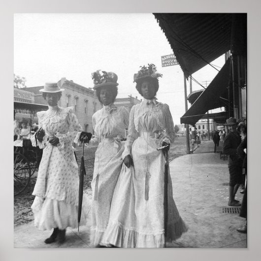 Drie vrouwen in Marshall Texas Poster (Voorkant)