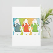 Drie vrouwen kaart (Staand voorkant)