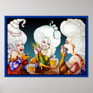 Drie vrouwen met Big Hair Poster