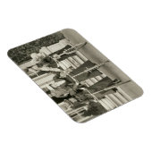 Drie vrouwen op de fiets, begin jaren 1900 (foto) magneet (Rechterzijde)