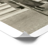 Drie vrouwen op de fiets, begin jaren 1900 (foto) poster (Hoek)