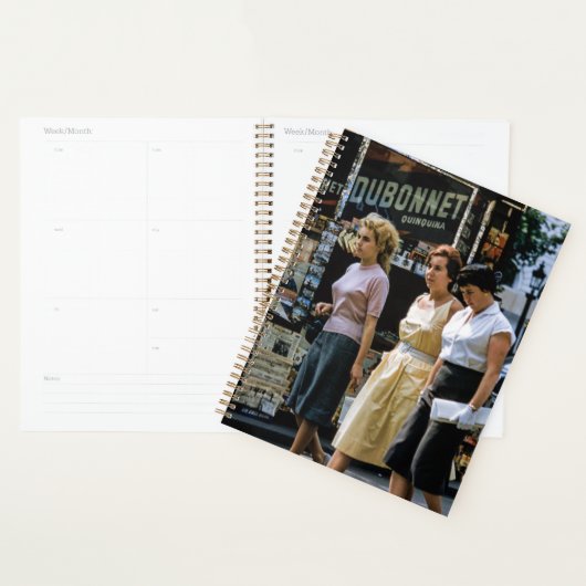 Drie vrouwen Parijse straatmode Planner (Display)