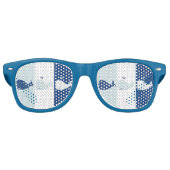 Drie walvissen retro zonnebril (Voorkant)