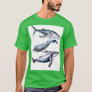Drie walvissen t-shirt