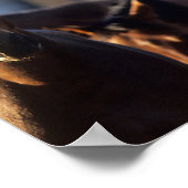 Drie Warmblokjes met achtergrondverlichting Poster (Hoek)