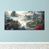 Drie Waterverf Canvas (Insitu (Houten vloer))