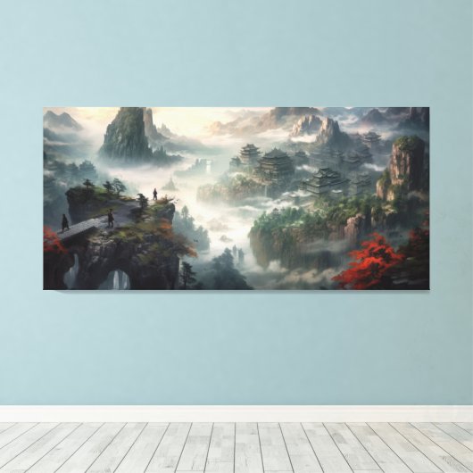 Drie Waterverf Canvas Afdruk (Insitu (Houten vloer))