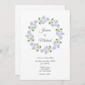 Drie Waterverf Floral Wreater Kaart (Voorkant / Achterkant)