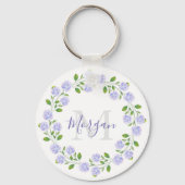 Drie Waterverf Floral Wreater Sleutelhanger (Voorkant)