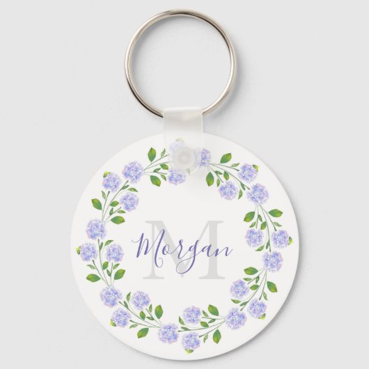 Drie Waterverf Floral Wreater Sleutelhanger (Voorkant)